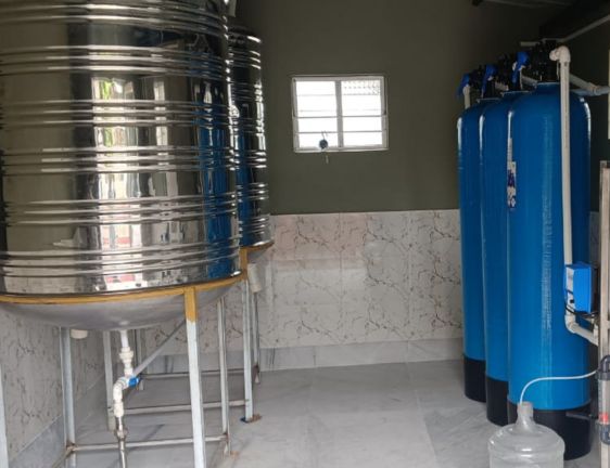 Pristine mountain spring source